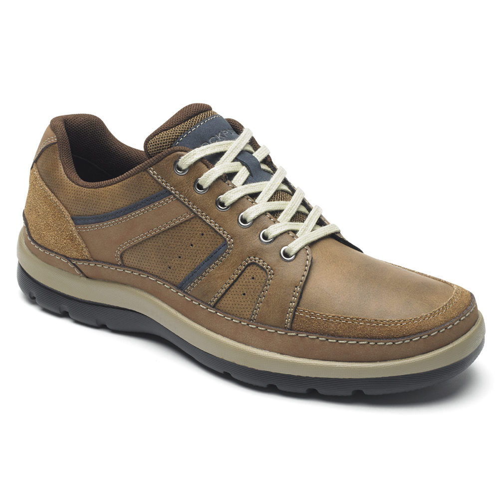 Rockport Mens Get Your Kicks Mudguard Blucher - Sneakers Brown - HZK027853